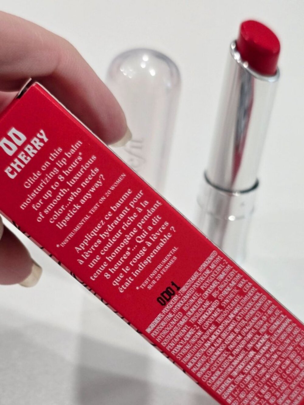Benefit Cosmetics ✦ California Kissin’ Colorbalm Cherry ✦ Hydrating Red 3g NWT - Picture 4 of 10
